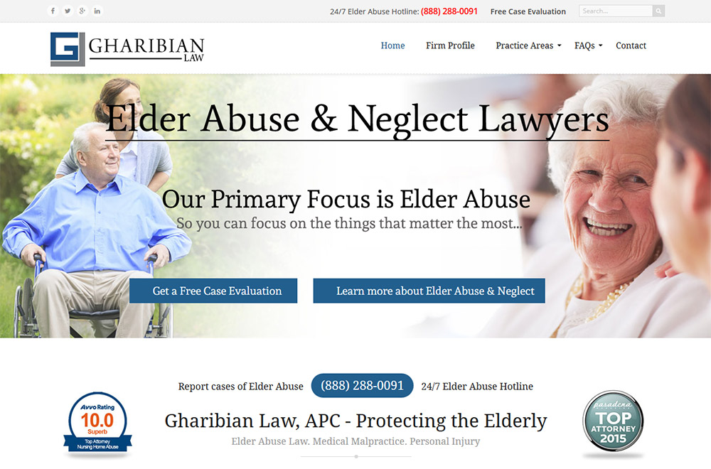 Gharibian Law Web Design